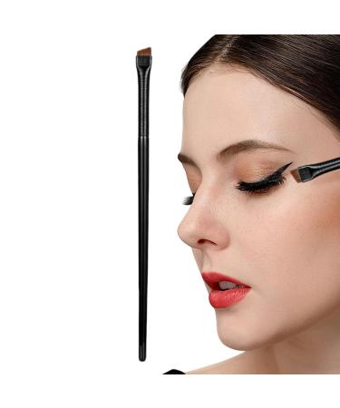 Eye brow Brush Eyeliner Brush Precision Eye Liner Makeup Brush Angled Eyeliner Brush Fine Angled Precision Eye Liner Makeup Brush Ultra Thin Eye Brow Slanted Flat Angle Makeup Tool A102