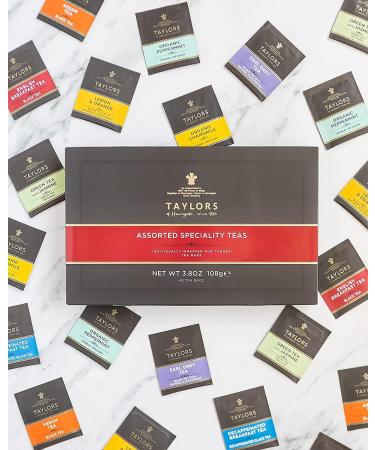 Taylors of Harrogate Assorted Speciality Teas Gift Box - 48 Tea Bags - 108g - Buy Online on GoSupps.com