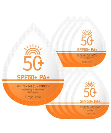 Sunscreen Cream 50, Hocossy Moisturizing Face Sunscreen Oil-Free, Lightweight, Travel Size Face and Body Sunscreen, Effectively Prevent Tanning and Sunburn