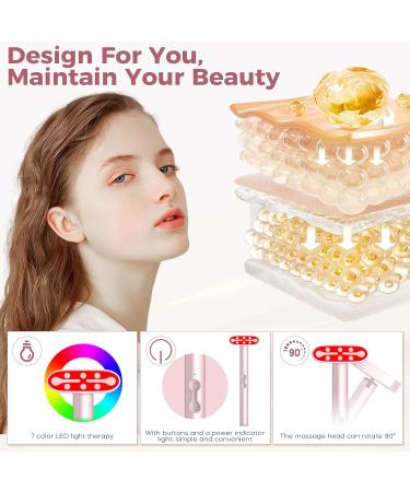 7-in-1 LED Light Therapy Mask - Red & Blue Light Facial Treatment for Skin Care at Home - Buy Online on GoSupps.com