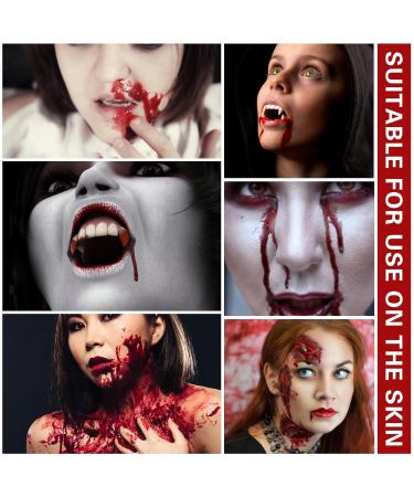 Realistic Fake Blood Cream - Washable SFX Makeup for Halloween Zombie & Vampire Looks | International Shipping - Buy Online on GoSupps.com