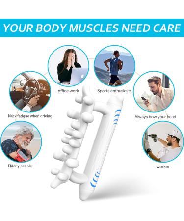 Fascia Massage Gear - Trigger Point Massager for Deep Tissue Relief & Myofascial Relaxation | Perfect for Neck Shoulders Calves & Back - Buy Online on GoSupps.com