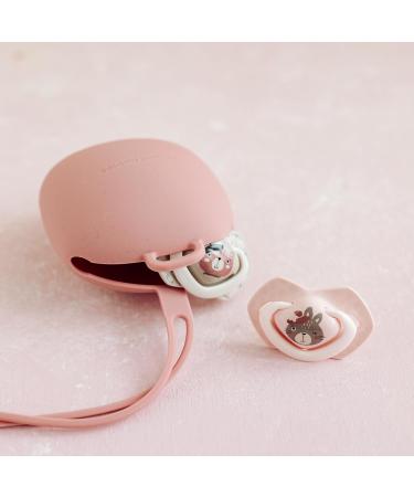 Canpol Babies Silicone Pacifier Set (2 Pieces) - Bonjour Paris Pink for 18 Months+ | International Shipping - Buy Online on GoSupps.com