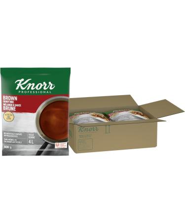 Knorr Professional Brown Gravy Gluten Free and Vegan 408 gr Pack of 6 - Buy Online on GoSupps.com