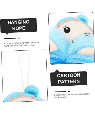 6 Pcs Animal Bath Ball Pouf - Exfoliating Mesh Loofah Sponges for Scrub & Foaming Shower - Buy Online on GoSupps.com