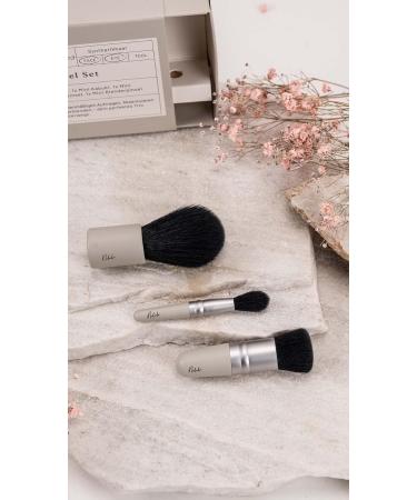 Nalula Travel Set - Ultimate Travel Essentials | Mini Kabuki Buffer & Blender for On-the-Go Beauty - Buy Online on GoSupps.com