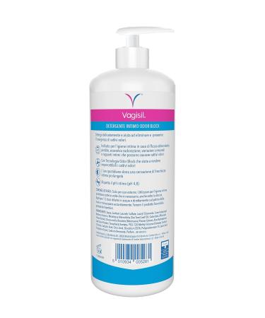 Vagisil Women's Intimate Cleaner - Odor Block Daily Hygiene Soap with Aloe Vera 24h Protection 500ml - Refreshing Tea Tree Formula 1 Pack - Buy Online on GoSupps.com