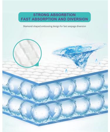 Incontinence Pad Disposal 60x90 cm | 10 Pack - Ideal for Bladder Weakness Newborns Pets & Seniors - Buy Online on GoSupps.com
