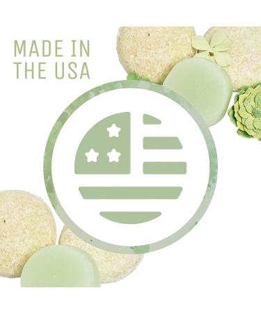 Sweet & Sassy Shampoo + Conditioner Bars - Natural & Organic, SLS-Free, Color-Safe - Coconut Lime Scent - Made in USA - Buy Online on GoSupps.com