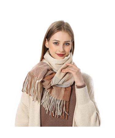 HANXIULIN triangular scarf women's winter scarf elegant luxurious scarf casual wrap scarf with button ladies scarf poncho AP