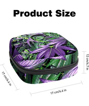 Purple Portable Menstrual Cup Storage Bag - Zip Pocket Kit for Teens & Women | Eco-Friendly Accessories - Buy Online on GoSupps.com