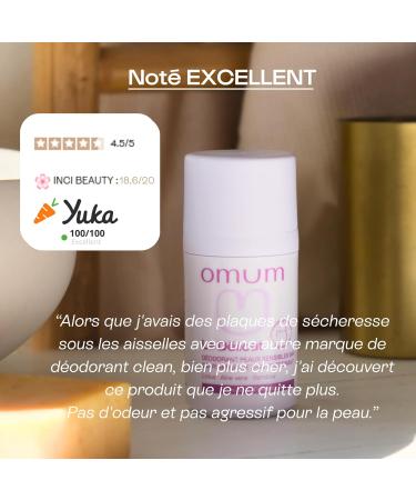 OMUM - Le D licat - D odorant naturel bille - Sans sels d'aluminium - 24H de protection - 100% compatible grossesse et allaitement 99% des ingr dients d origine naturelle - Vegan - 50 ml 100 ml (Lot de 1) - Buy Online on GoSupps.com