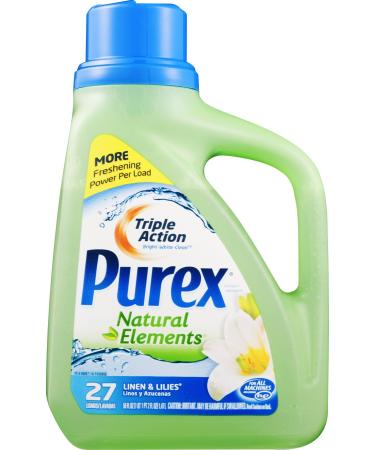 Purex Liquid Laundry Detergent 50 Ounce Bottle Unscented