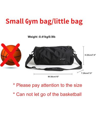 Black Sports Gym Bag for Men and Women - X-Small/Small Workout Bag - Buy Online on GoSupps.com