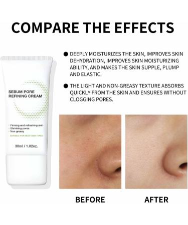 Pore Refiner 30ml | Pore Reducing Tightening Cream | Smoothes and Refines Skin Texture | Refines and Smoothes Skin Texture Unclogs Pores Combination Oily or Blemish-Prone Skin (90ml) - Buy Online on GoSupps.com