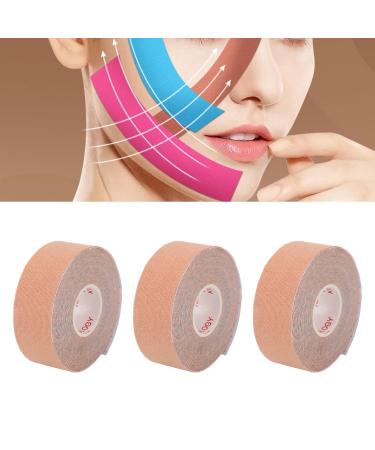 Face Tape Anti Wrinkles Patches Neck Lift V Line Lifting Chin Strap Firming and Tightening Skin 2.5cm*5m Simple Cutting in Usage for Skin Treatment (Skin Color) Yosoo8iyvc9pfgm-12