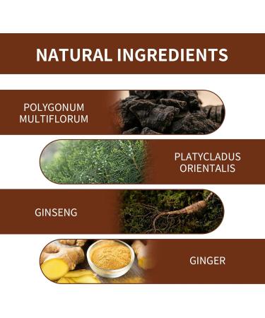 organic gray reverse shampoo natural organic conditioner soap hair coloring shampoo Polygonum Multiflorum shampoo soli shampoo(1/3/5pcs) - Buy Online on GoSupps.com