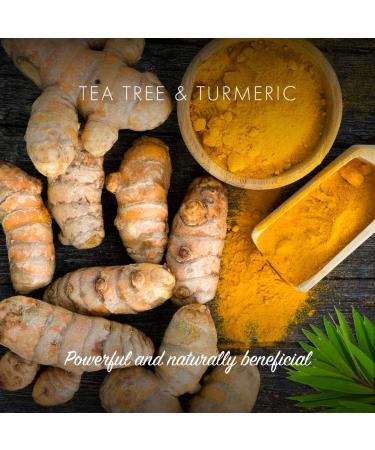Natural Tea Tree & Turmeric Soap - Antibacterial Therapeutic Handmade Soap 95g - Buy Online on GoSupps.com