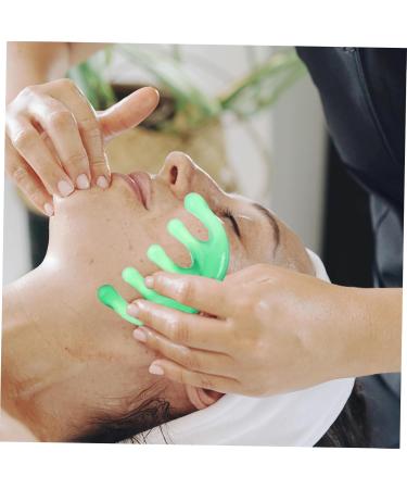SHERCHPRY 2pi ces Peigne de Massage Gua Sha Outil de Gratte-cheveux Manuel Peigne Dents Larges pour Cheveux Boucl s Fait Main pour Salon de Coiffure Vert - Buy Online on GoSupps.com