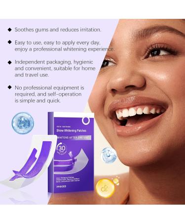 Enamel-Protective Purple Teeth Whitening Strips - Fast-Acting Tooth Stain Treatment Removes Yellow Stains & Freshens Breath for Brighter Smile (Pack of 1) - Buy Online on GoSupps.com