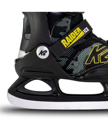 K2 Boys Raider Ice Skates - Green Yellow - Size 29 EU | International Shipping Available - Buy Online on GoSupps.com