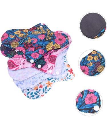 6pcs Washable Menstrual Cloth Panty Liner Set - Durable & Portable Women's Period Pads - Buy Online on GoSupps.com