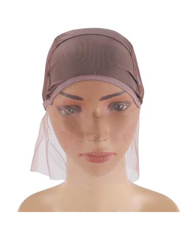 Buy Healifty Lace Wig Caps - Glue-Free Elastic & Breathable | Adjustable Brown Wig Cap for Wig Production (18x16x0.6 cm) - Pack of 1 - Buy Online on GoSupps.com