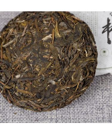HQZM Yunnan Mansong Yibang Puer Raw Tea Cake 200g 100g*2 Large Leaf Old Tree Tea Raw Tea With Large Leaf - Buy Online on GoSupps.com