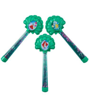 SwimWays Disney Princess Ariel Glitter Dive Wands Diving Toys 3 Pack, Bath Toys and Pool Party Supplies for Kids Ages 5 and Up, Styles May Vary Multicolor