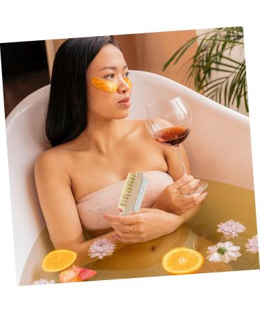 FOMIYES 2 Pi ces Brosse Double Face Avec Pierre Ongles Pour Bain Quotidien Portable - Buy Online on GoSupps.com