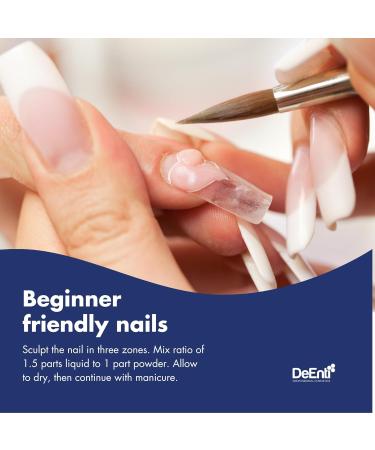 DeEnti Nomma Plus Professional Liquid Monomer - Non-Yellowing EMA Nail Liquid for Acrylic Powder | 4oz Salon Quality Manicure & Pedicure Supplies - Buy Online on GoSupps.com