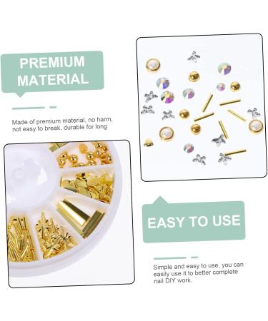 FRCOLOR Calcomanias Para U as 54 Boxes Nail Art Accessories Daisy Hair Accessories Nail Charm Sticker Rhinestone Trim Nail Art Supplies Manicure Charm 3d Rivets Plastic Hollow Out White - Buy Online on GoSupps.com