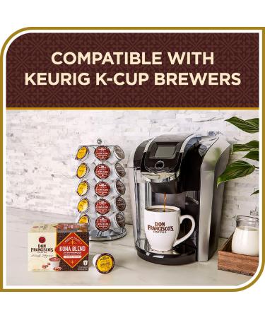 Don Francisco's Vanilla Nut Medium Roast Coffee Pods - 100 ct | Recyclable Single-Serve Pods | Compatible with Keurig K-Cup Coffee Makers | Vanilla Nut Flavor - Buy Online on GoSupps.com