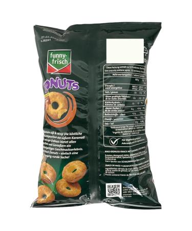 Buy Funny-Frisch Peanut Donuts Caramel Style - Sweet & Salty 3-Pack (3x110g Bags) | International Shipping Available - Buy Online on GoSupps.com