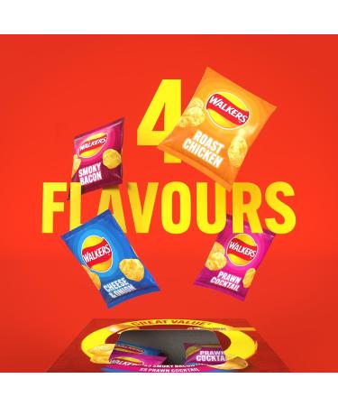 Walkers Meaty Variety Multipack Crisps Box 20x25 g 500 g (Pack of 1) - Buy Online on GoSupps.com
