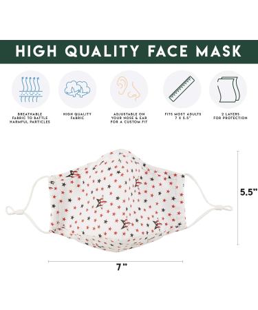 Bucky Unisex-Adult Fitted Face Mask - Blooming Garden Design (5.5x7) | Shop Internationally for Premium Masks - Buy Online on GoSupps.com