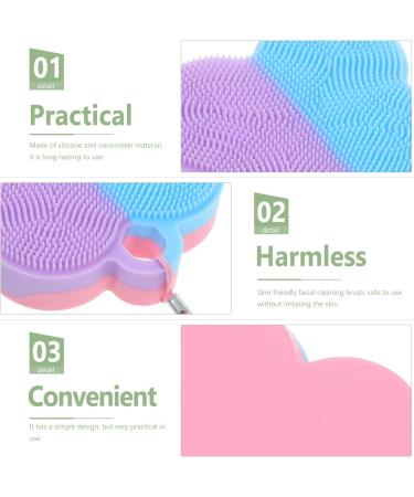 Healvian Facial Cleansing Brush - Exfoliating Silicone Scrubber for Deep Clean Blackhead Removal & Face Massage - Buy Internationally - Buy Online on GoSupps.com