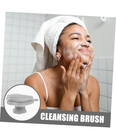 minkissy Face Brush Makeup Brush Face Exfoliator Women Facial Brush Face Exfoliation Brush Face Scrubber Brush Cleanse Exfoliator Bath Brush Handheld Silica Gel Multifunctional Brush Man - Buy Online on GoSupps.com