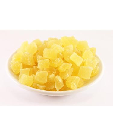 Dried Diced Pineapple 1lb - Sweetened & Unsulfured - Kosher - Bulk Pack of 1 - Buy Online on GoSupps.com