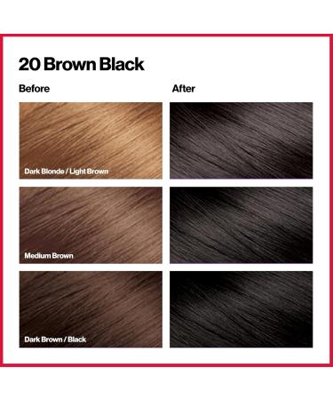 Buy Revlon ColorSilk Hair Color 20 Brown Black - International Shipping Available - Buy Online on GoSupps.com