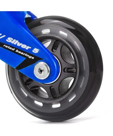 TOBWOLF 8 Pack Inline Skate Wheels 76mm 84A with ABEC-7 Bearing - Indoor/Outdoor Roller Blade Skating Wheels & Luggage Wheels - Training Wheels for Scooters - Black - Buy Online on GoSupps.com