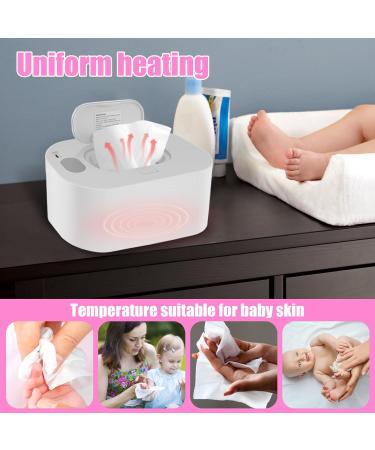 Baby Wipe Warmer Even Heating Wet Wipes Warmer Large Capacity Baby Wipe Heater Wipe Holder Portable Baby Wipes Dispenser Warmer Prevent Dry USB Baby Wipe Warmer for Car Home Baby Nursery 20 12 10cm (White) - Buy Online on GoSupps.com