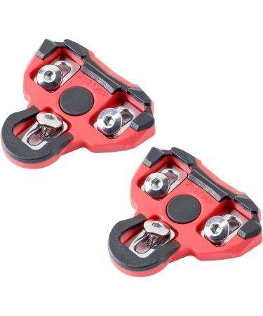 CyclingDeal Look Keo & Garmin Vector Compatible Bike Cleats - Road Bicycle Cleat Set - 6 Degree Float - Buy Online on GoSupps.com