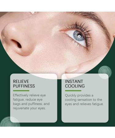 Mint Essence Serum Roller - Under Eye Cream - Eye Bags Remover - Eye Cream for Dark Circles and Puffy Eyes - Anti Wrinkle Eye Cream - Brighting Moisturing and Cooling Feeling 10ML - Buy Online on GoSupps.com