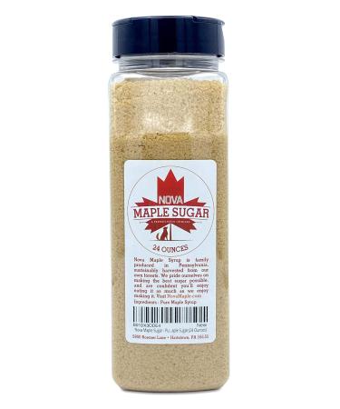 Nova Maple Sugar - Pure Grade-A Maple Sugar (24 Ounces)