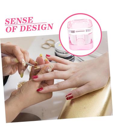 FRCOLOR Nail Art Brush Cup Equipment Manicure Crystal Glass - Buy Online on GoSupps.com