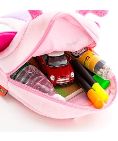 Cute Toddler Backpack - Plush Animal Cartoon Mini Travel Bag for Baby Girl Boy 2-6 Years (Pink Butterfly) - Buy Online on GoSupps.com