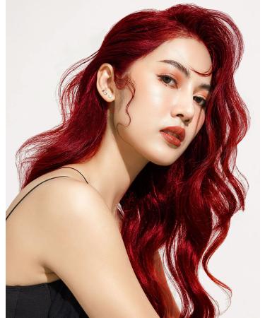 Lunar Tides Blood Moon Red Semi Permanent Hair Dye 118ml - Vibrant Color Long-Lasting & International Shipping - Buy Online on GoSupps.com