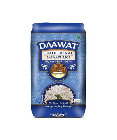 BBRATS Daawat Traditional Basmati Rice 1kg