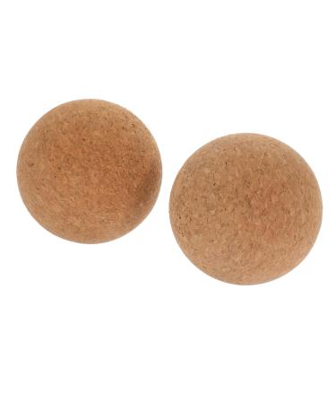 Collbath 2st yoga ball made of cork pressure point ball deep tissue muscle roll Yoga-ball wood cork ball for the foot massage device trigger point-massage ball fitness hand myofascial
